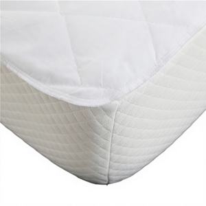 Cheap Popular 200TC Cotton White Quilted Knitted Waterproof <b>Mattress</b> Protector Elastic Band Four Corners Hypoallergenic - Product Image 1