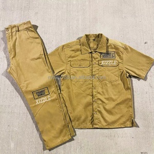 OEM Custom logo Track Suit Sweat Suit Pants <b>Set</b> Men Two Piece <b>Sets</b> Jogger Work Pants Tracksuit for Men - Product Image 1
