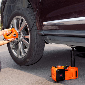12V 5T Hydraulic Electric <strong>Car</strong> <strong>Jack</strong> Lift with Impact Wrench Built-in <strong>Inflatable</strong> Pump for SUV Sedan Truck Change Tires Repair - Product Image 4