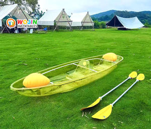 Wojin 11ft Kayak 2 personnes Double siège vente en gros Touring Clear Crystal Kayaks Transparent Kayak de pêche à vendre - Product Image 2