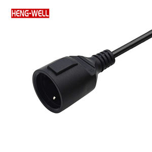 HENG-WELL CEE7/7 spina europea impermeabile cavo di prolunga <span class=keywords><strong>Schuko</strong></span> spina con cavo in gomma conduce approvazione europa CE - Product Image 4