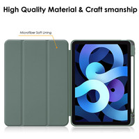 Pour iPad Air 5 2022 10.9 pouces tablette étui transparent avec veille et réveil automatique pour iPad Pro 11 étui 2021 nouvelle housse intelligente magnétique