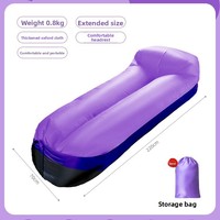 Canapé gonflable d'extérieur pour festival de musique, matelas pneumatique portable pour camping et pique-nique, lit d'appoint individuel pour s'asseoir ou s'allonger