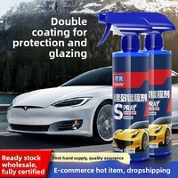 500ml Ph Neutro Sin residuos Sin enjuague Cuidado del automóvil Recubrimiento rápido Nano Cristal Agente Líquido Sellador repelente al agua para automóviles Vidrio
