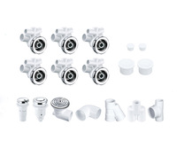 Sites des vendeurs en gros Système de jet d'hydromassage réglable et détachable en forme de V Système de kit de jet de spa