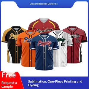 Chaqueta de Béisbol Estilo Americano Personalizada con Sublimación, Uniforme de Softbol Bordado con Parches, Jersey de Béisbol Unisex Personalizable - Product Image 3