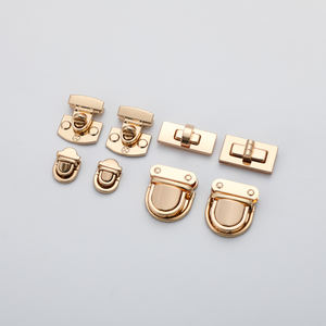 <span class=keywords><strong>Precio</strong></span> de fábrica Personalizar Bolsa de metal Piezas de hardware Twist Lock Moda Bolso Turn Lock - Product Image 3