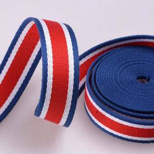 Bande élastique en silicone, sangle tressée en nylon jacquard, bande élastique sans silicone - Product Image 1