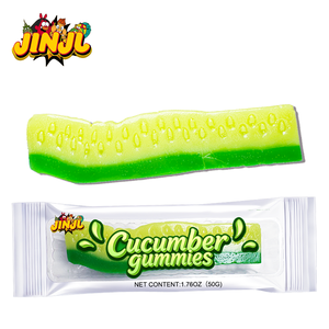Venta al por mayor: Caramelos de goma con forma de pepino 3D, los más vendidos, como los de TikTok; Contenido de jugo <50% - Product Image 2