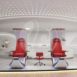 Multi-funktions-elektro-spa-massage-stuhl - verstellbar spa- und maniküre-stühle für nagelsalon