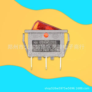 Hongzhang Rocker <b>Switch</b> KCD3 16A 250V AC With <b>Light</b> For Electric Cooktop Parts - Product Image 1