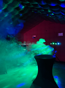 Taşınabilir Büyük Parti Çadırı Ev Siyah LED Işıklı Şişme Küp Parti Gece Kulübü Çadırı Şişme Gece Kulübü - Product Image 6