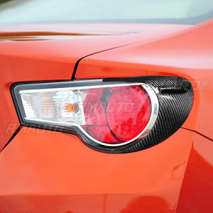 1 Par de Adhesivos para Cejas de Faros Delanteros/Luces Traseras de Fibra de Carbono para Subaru BRZ para Toyota GT86 2012 2013 2014 2015 2016 - Product Image 6