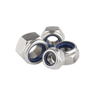Écrou autobloquant en nylon plaqué zinc classe 8.8, durable pour une fixation sécurisée