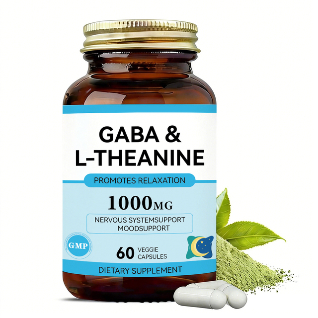 L Theanine Capsules 60 Count Suntheanine Vegan Formula Dietary Supplement for Relaxation Calm Feeling Focus Support
