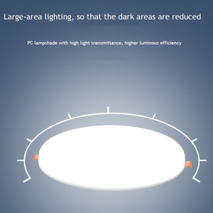 <span class=keywords><strong>Panel</strong></span> de luz <span class=keywords><strong>LED</strong></span> regulable, luz plana cuadrada, empotrada de techo integrada - Product Image 2