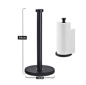 Portasciugamani in carta da <span class=keywords><strong>cucina</strong></span> in acciaio inossidabile moderno <span class=keywords><strong>Design</strong></span> argento per la casa Hotel comodo supporto tissutale - Product Image 2