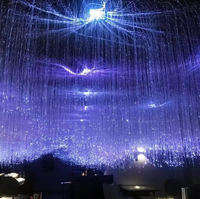 Lumière décorative commerciale à fibres optiques RGB, IP65, étanche en extérieur, pour la place, l'arbre, l'aménagement architectural, les lumières extérieures