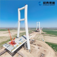 Puente de Estructura de Acero Prefabricado de Alta Capacidad de Carga para Carreteras y Construcción Municipal, Fabricante Profesional