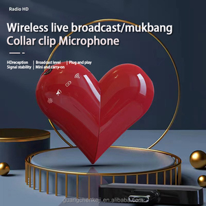 Micrófono Inalámbrico Lavalier de Doble Cabezal con Reducción de Ruido Completa, en Forma de Corazón, para Vlogs de <span class=keywords><strong>YouTube</strong></span> con Conector Tipo C, en Oferta - Product Image 5