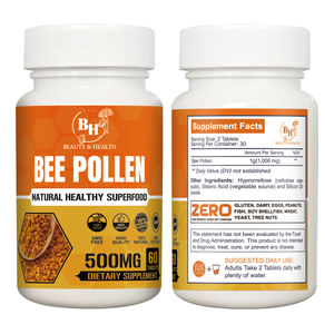 OEM/ODM polline d'api vegano capsule antiossidanti ricco supporto immunitario integratore alimentare naturale per adulti potenziatore di energia pillole - Product Image 4