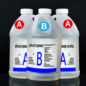 Dễ dàng <span class=keywords><strong>Mixi</strong></span> 2:1 nhựa Epoxy 3 gallon Kit AB tinh thể rõ ràng nhựa Epoxy cho DIY hàng thủ công và bảng (Nhựa Epoxy Nhà cung cấp) - Product Image 1
