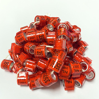 Bague sonore populaire pour pigeon, en caoutchouc, pour machine de course, avec tube, maille, plastique, aluminium, recyclable