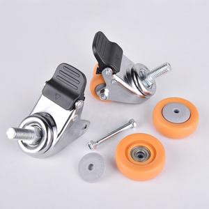 Doppel rad 2 Zoll Nylon Rollen Hochleistungs-Dreh möbel bewegliche Räder für Stuhl und gewerbliche Ausrüstung - Product Image 2