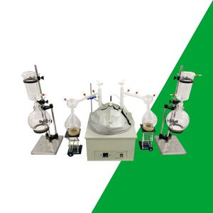 Équipement de distillation moléculaire à trajet court en verre borosilicaté pour la purification de l'huile de poisson, unité sous vide - Product Image 2
