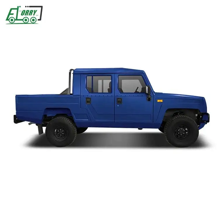 BAW Warrior Mini Pickup Truck 4x4 đôi sử dụng Pickup xe tải Jeep Led Camera điện da turbo tối đa chức năng tự động