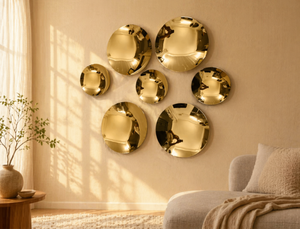 Escultura Metálica de Pared Ligera Plateada, Diseño Personalizado de Fábrica, Arte Abstracto Moderno en 3D, Decoración para Diseñadores de Interiores - Product Image 1