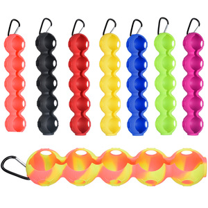 <b>Golf</b> Silicone Ball Sleeve 5-Ball Storage Clip Eco-Friendly Protective Cover For <b>Golf</b> Balls Universal Use - Product Image 1