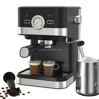 Machine à café expresso Aifa 6-en-1 Mousseur à lait automatique intégré, machine à espresso, cappuccino et latte Réservoir d'eau amovible