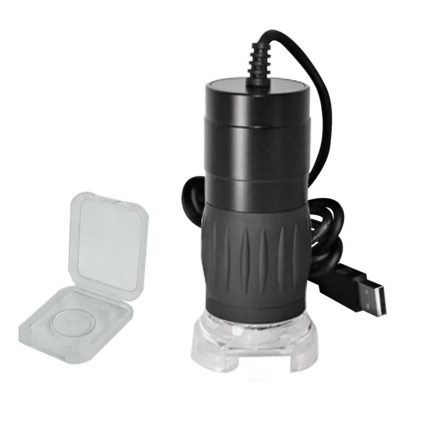 Mini microscopio portatile 1.3MP 40X 240X tasca ad alta definizione USB lente d'ingrandimento per microscopio con illuminazione a 8 LED