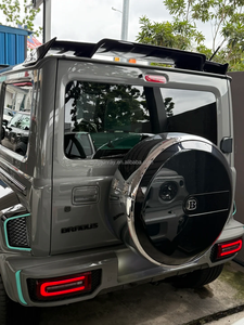 Pièces extérieures pour <span class=keywords><strong>Suzuki</strong></span> <span class=keywords><strong>Jimny</strong></span> Couvre-pneus de secours Mise à niveau vers la classe G Syule Couvre-roue de secours Pièces extérieures Stock prêt - Product Image 6