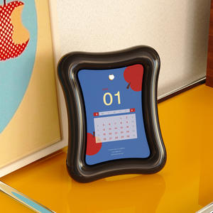 Calendario de escritorio Dopamine Trumpet, adorno organizador, calendario perpetuo mensual, para sala de estar, oficina pequeña, papelería, estilo nórdico, estilo Instagram - Product Image 1