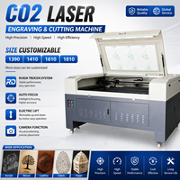Machine de gravure et de découpe laser CO2 CNC 9060 1390 1610 pour matériaux non métalliques, graveur laser CO2 60w 80w 100w 130w