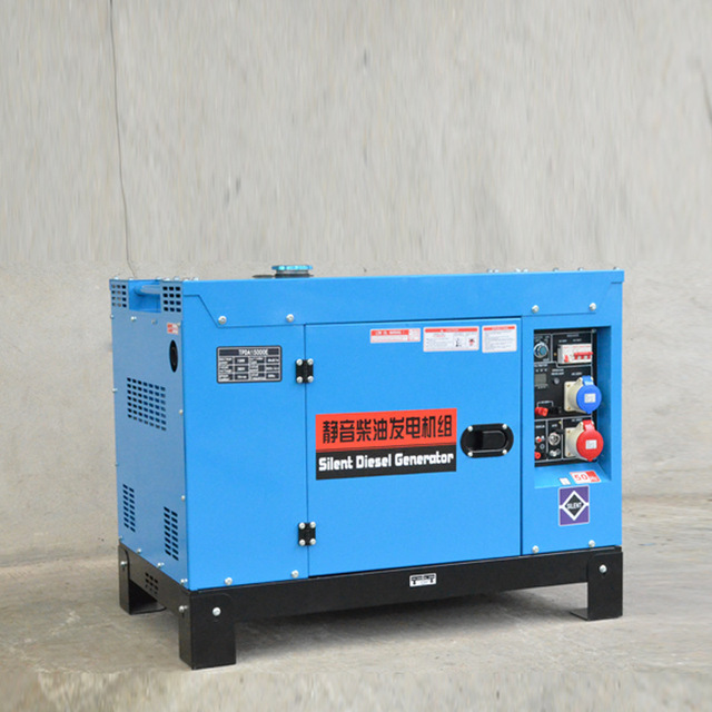 Wholesale Silent Type Portable Diesel Generator Set 5kW-10KW Strong Output Backup Power Commercial Generators for Households
