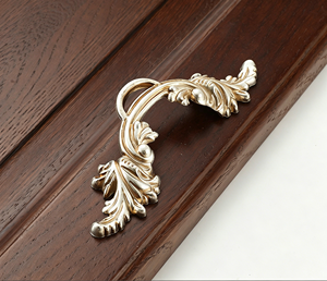 Vintage kastgrepen 64 mm gatafstand zinklegering ladegrepen met retro gesneden patroonbeslag voor keuken woondecoratie - Product Image 4