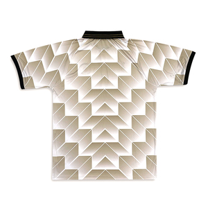 เสื้อฟุตบอลพิมพ์ลายด้วยการพิมพ์ซับลิเมชันเสื้อเจอร์ซีย์ดีไซน์แนวสตรีทย้อนยุคโลโก้ตามสั่ง - Product Image 2