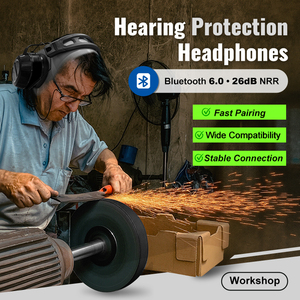 Protège-oreilles électroniques pour le tir avec son haute fidélité, protège-oreilles anti-bruit pour la construction, le tir et le jardinage - Product Image 2