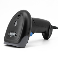 Lecteur de codes-barres portable USB filaire U28 CMOS 1D et 2D, lecteur de codes QR noir, garantie 1 an pour supermarché, point de vente, entrepôt