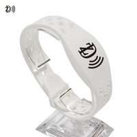 Bracelet en silicone HF MIFARE NTAG NFC RFID, couleur personnalisée, logo, code QR pour la salle de sport et le sport, bracelet porte-clés