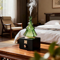 Diffuseur d'huiles essentielles minimaliste nordique carré, aromathérapie domestique, brume froide, aide au sommeil, stérilisation, purification