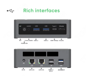 Topton <b>Mini</b> <b>PC</b> Gamer In-tel Ultra 9 285H ES 7 255H ES 5 235H ES OCuLink USB4 2x2.5G LAN 2xNVMe <b>Desktop</b> Computer Win11 WiFi6E - Product Image 6