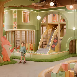 One-stop Kids Restaurant & Playground Interior Decoration Custom Shop Fitment Fixture <b>Fitting</b> - Product Image 1