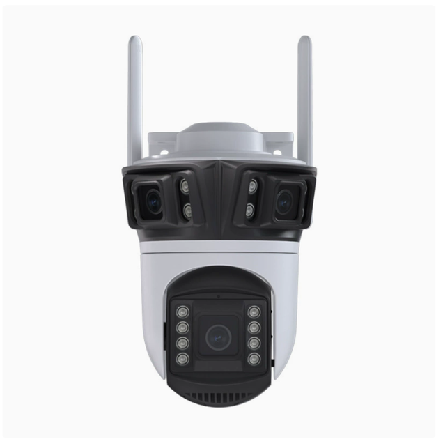 ICSEE Three-lens Wi-Fi Version Tri-ocular Camera Ultra-High Definition Outdoor Waterproof Panoramic Wide Angle