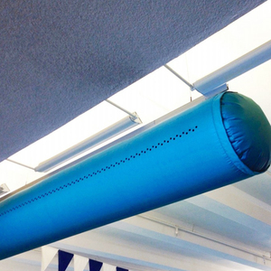 Tissu flexible ignifuge <span class=keywords><strong>de</strong></span> niveau B1 lavable, conduit d'air en tissu, antibactérien, industriel, hôpital, stade, <span class=keywords><strong>cinéma</strong></span> - Product Image 2