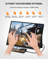 Portable FHD 10.5 pouces IPS panneau moniteur WLED ordinateur affichage Compatible PS5 pour Xbox Mini PC ordinateur portable commutation pour Type de jeu