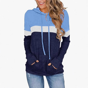 2025 OEM Tùy Chỉnh Chất Lượng Cao Thời Trang Phố Của Phụ Nữ Áo Thun Áo Dài Drop Shoulder Trùm Nón Áo Thiết Kế Đồng Bằng Cho Phụ Nữ - Product Image 5